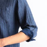 カラープリーツ7分袖スタンドカラーシャツ | NICOLE | 詳細画像19 