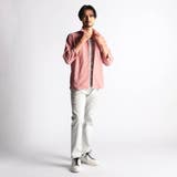 カラープリーツ7分袖スタンドカラーシャツ | NICOLE | 詳細画像2 