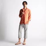 カラープリーツ7分袖スタンドカラーシャツ | NICOLE | 詳細画像3 