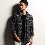 49ブラック | 【RIELABO】アラカルトワッシャープリントシャツ | NICOLE