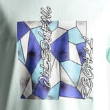 ステンドグラスプリント・ロゴ刺繍半袖Ｔシャツ | NICOLE | 詳細画像14 