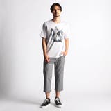 ステンドグラスプリント・ロゴ刺繍半袖Ｔシャツ | NICOLE | 詳細画像3 