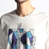 ステンドグラスプリント・ロゴ刺繍半袖Ｔシャツ | NICOLE | 詳細画像8 