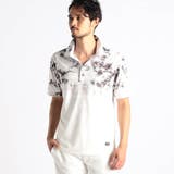 【NICOLE SPORTS】ムラ柄スキッパーポロシャツ | NICOLE | 詳細画像1 