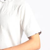 【NICOLE SPORTS】エンボスクラック柄スキッパーポロシャツ | NICOLE | 詳細画像10 