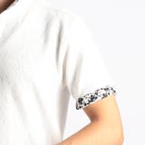 【NICOLE SPORTS】エンボスクラック柄スキッパーポロシャツ | NICOLE | 詳細画像16 