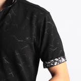 【NICOLE SPORTS】エンボスクラック柄スキッパーポロシャツ | NICOLE | 詳細画像18 