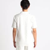 【NICOLE SPORTS】エンボスクラック柄スキッパーポロシャツ | NICOLE | 詳細画像6 