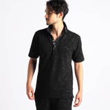 92その他3 | 【NICOLE SPORTS】エンボスクラック柄スキッパーポロシャツ | NICOLE