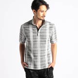 【NICOLE SPORTS】ブリスターチェックスタンドポロシャツ | NICOLE | 詳細画像1 