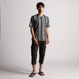 ブリスターチェッククルーネック半袖プルオーバー | NICOLE | 詳細画像3 