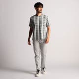 ブリスターチェッククルーネック半袖プルオーバー | NICOLE | 詳細画像4 