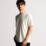 09ホワイト | ブリスターチェッククルーネック半袖プルオーバー | NICOLE