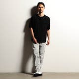 【RIELABO】ブロークンシアージャカード ヘンリーネックカットソー | NICOLE | 詳細画像3 