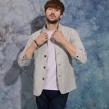 19ライトグレー | カラープリーツ7分袖ジャケット | NICOLE