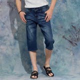 67ネイビー | アラカルトデニムクロップドパンツ | NICOLE