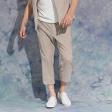 18ベージュ | エステルクレープイージークロップドパンツ | NICOLE