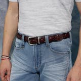 17ダークブラウン | ブレイドメッシュベルト | NICOLE