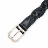 67ネイビー | ブレイドメッシュベルト | NICOLE