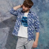 92その他3 | ライトドビーストレッチアラカルトプリント7分袖シャツ | NICOLE