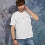 09ホワイト | メタルジェルプリント半袖Tシャツ | NICOLE