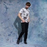 【WEB限定】ムラ柄ロゴプリント半袖Ｔシャツ | NICOLE | 詳細画像3 