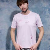 08ピンク | 【WEB限定】総柄ロゴプリント半袖Ｔシャツ | NICOLE
