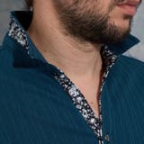 【WEB限定】ランダムテレコショートレギュラーカラーポロシャツ | NICOLE | 詳細画像11 