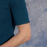 【WEB限定】ランダムテレコショートレギュラーカラーポロシャツ | NICOLE | 詳細画像14 