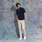 【WEB限定】ランダムテレコショートレギュラーカラーポロシャツ | NICOLE | 詳細画像6 