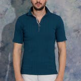 【WEB限定】ランダムテレコショートレギュラーカラーポロシャツ | NICOLE | 詳細画像8 