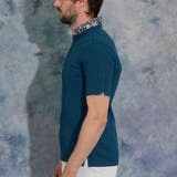 【WEB限定】ランダムテレコショートレギュラーカラーポロシャツ | NICOLE | 詳細画像9 