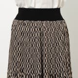 【WALDO】ジオメトリック柄ウエストリブプリーツスカート | NICOLE | 詳細画像6 