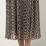 【WALDO】ジオメトリック柄ウエストリブプリーツスカート | NICOLE | 詳細画像8 