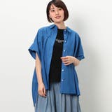 60ブルー | 【WALDO】袖タックシャツ | NICOLE