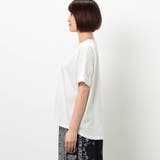 刺繍ロゴサイドパイピング半袖Tシャツ | NICOLE | 詳細画像5