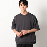 48ブラック | ミニ裏毛半袖スウェット | NICOLE