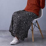 49ブラック | プリーツ柄スカート | NICOLE