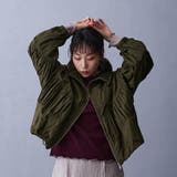 46カーキ | デザインブルゾン | NICOLE