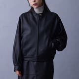 49ブラック | 【セットアップ対応】スタンドブルゾン | NICOLE