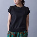 49ブラック | 半袖ニットプルオーバー | NICOLE