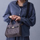 39チャコールグレー | キルティングスクエアバッグ | NICOLE