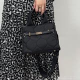 49ブラック | キルティングスクエアバッグ | NICOLE