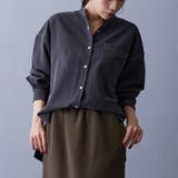 49ブラック | テンセルデニムシャツ | NICOLE