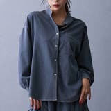 67ネイビー | テンセルデニムシャツ | NICOLE