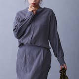 60ブルー | 楊柳シャツ | NICOLE