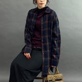 67ネイビー | オンブレシャツ | NICOLE