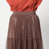 チュール＆プリーツ ティアードフレアスカート | NICOLE | 詳細画像10 