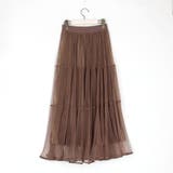 チュール＆プリーツ ティアードフレアスカート | NICOLE | 詳細画像16 