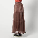 チュール＆プリーツ ティアードフレアスカート | NICOLE | 詳細画像7 